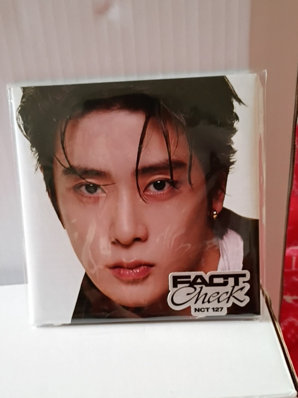 NCT 127 FACT Check Album Photo Card - Face Close-Up NWT